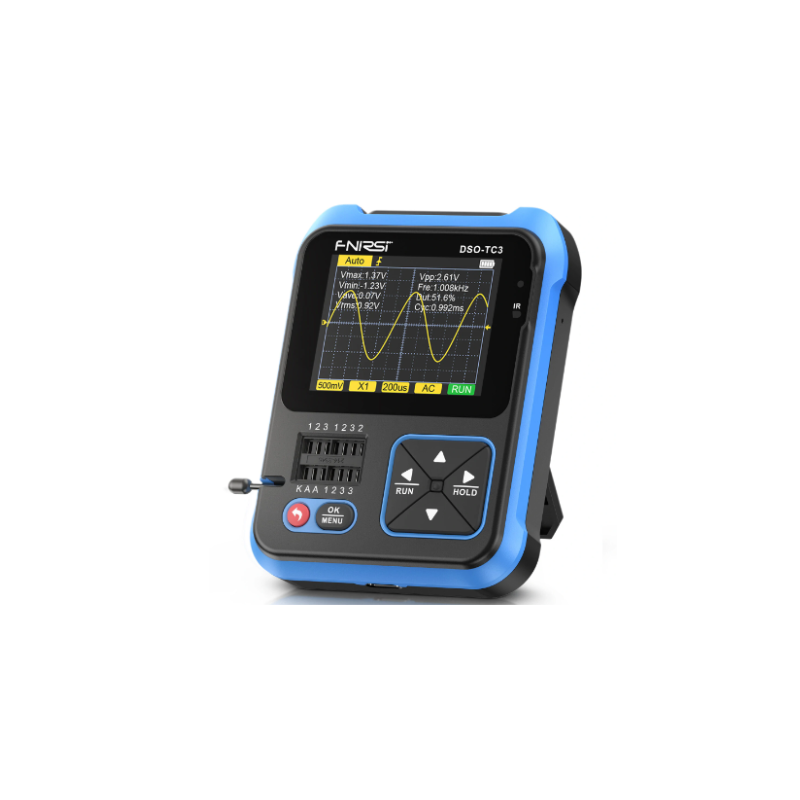 Osciloscopio Digital + probador de componentes 3 en 1+ Generador de Señales, multímetro multifunción 3 en 1 DSO.TC3